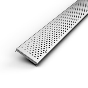 Spee-D Channel Grate Bronze Age Stainless Steel Perforated Grate