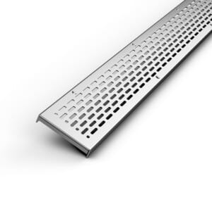 Spee-D Channel Grate Bronze Age Stainless Steel Transverse Slotted Grate