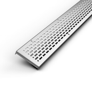 Spee-D Channel Grate Bronze Age Stainless Steel Transverse Slotted Grate