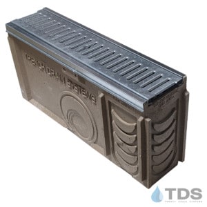 TP0650S - DG0640R-GE Catch Basin w/ Galvanized Slotted Grate and Edging