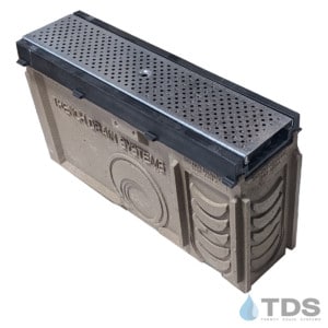 TP0650S-DG0646R-PF w/ Galvanized Perforated reinforced Grate and HDPE Frame
