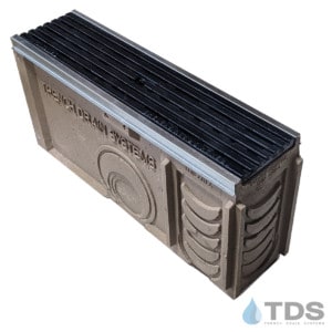 TP0650S - DG0675HD-GE Catch Basin w/ Cast Iron Transverse Slotted Grate and Galvanized Edging