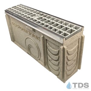 PCK6-CB06S-DG0669-SE TDS for Polycast 650 Shallow Catch Basin with Stainless Steel Edge and 669 Stainless Bar Grate