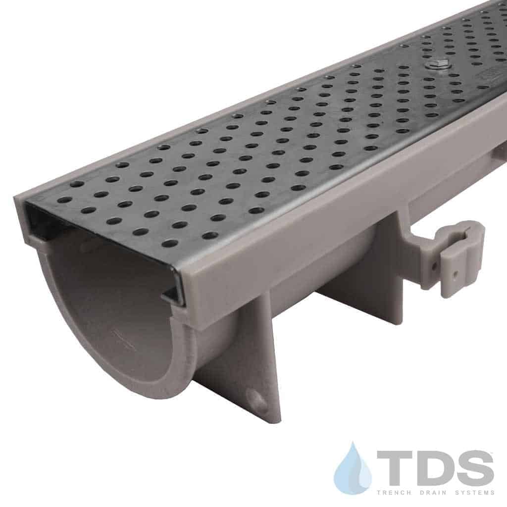 ZURN Z884 with Galvanized Perforated Grates | Drainage Kits